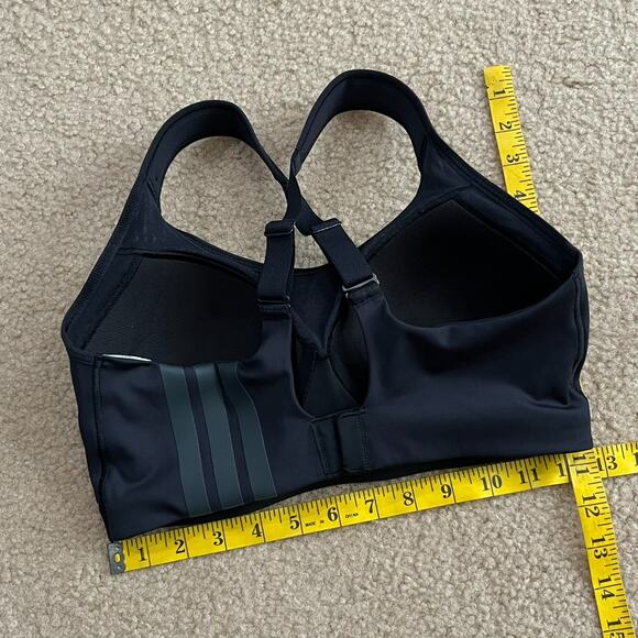 Adidas TLRD Impact Training High Support Soft Sports Bra Black Size Medium A-B - Picture 4 of 4